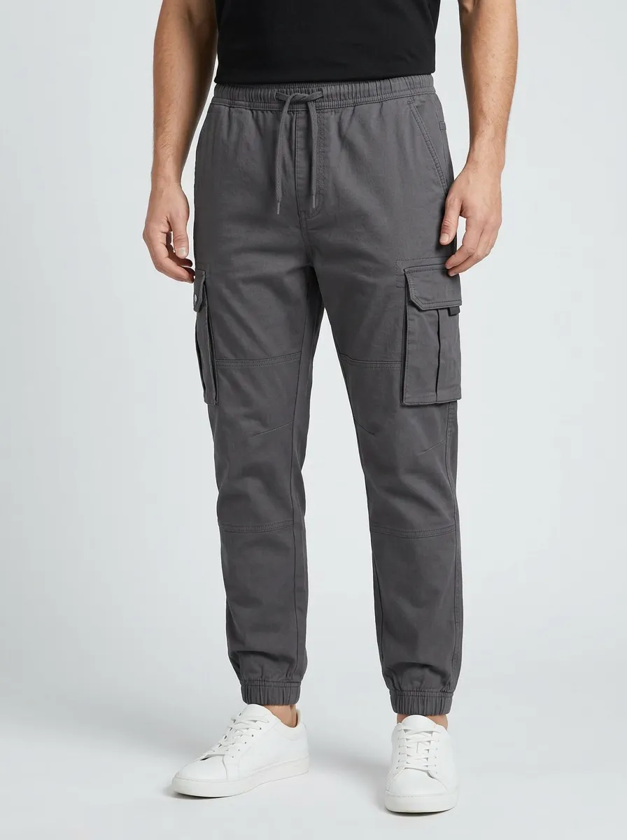 Urban Multi-Pocket Printed Men's Cargo Pants