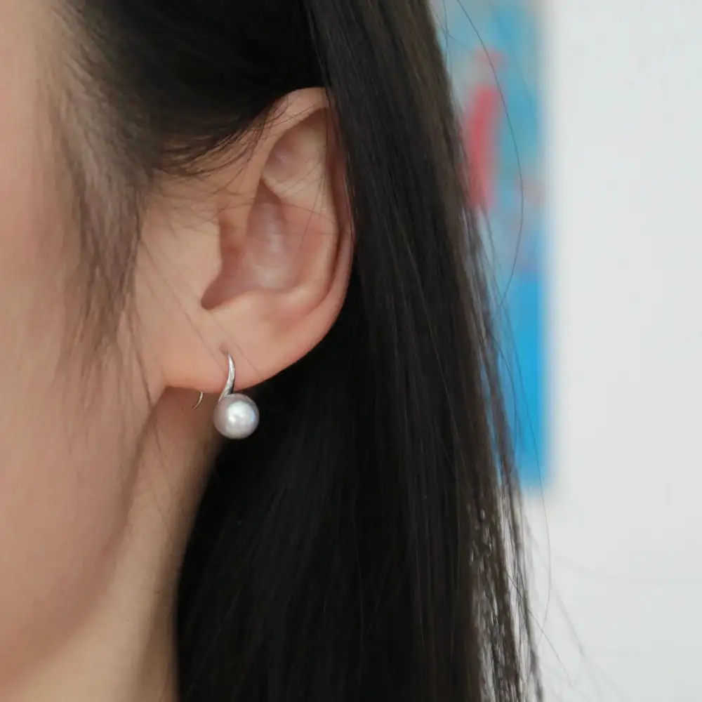 Classic Pearl Hook Earrings