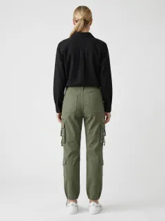 Flexible Utility Style Tactical Style Profile Women's Multi Pocket Cargo Pants