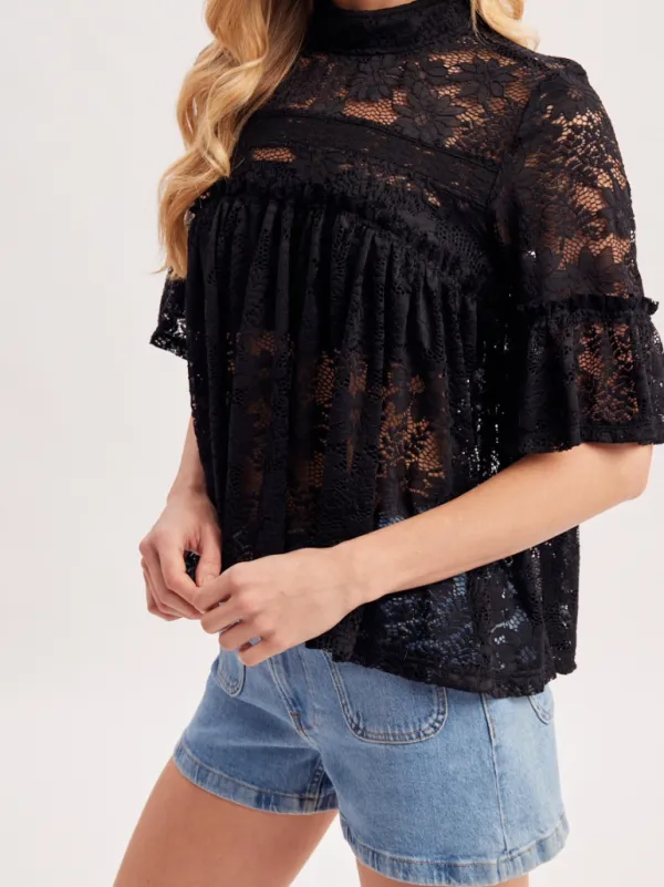 Mock Baby Doll Top
