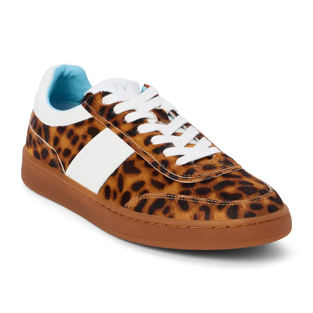 Retro Leopard Low Top Casual Sneakers
