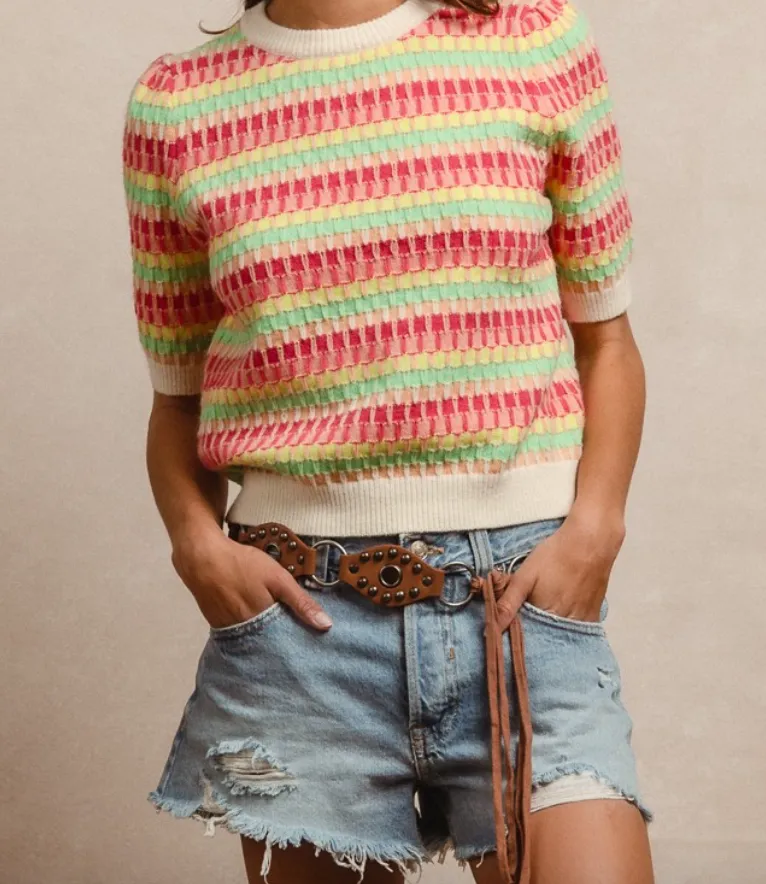 Bright Striped Sweater