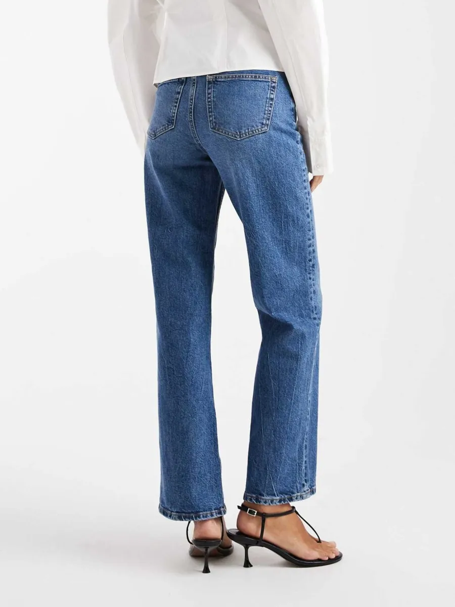 Relaxed Blue Denim Jeans