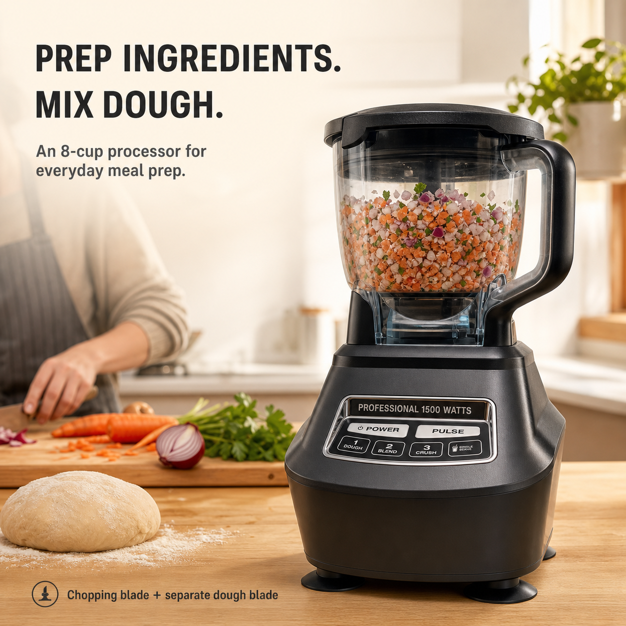 Blend Drinks. Prep Ingredients. Mix Dough. — product detail 3