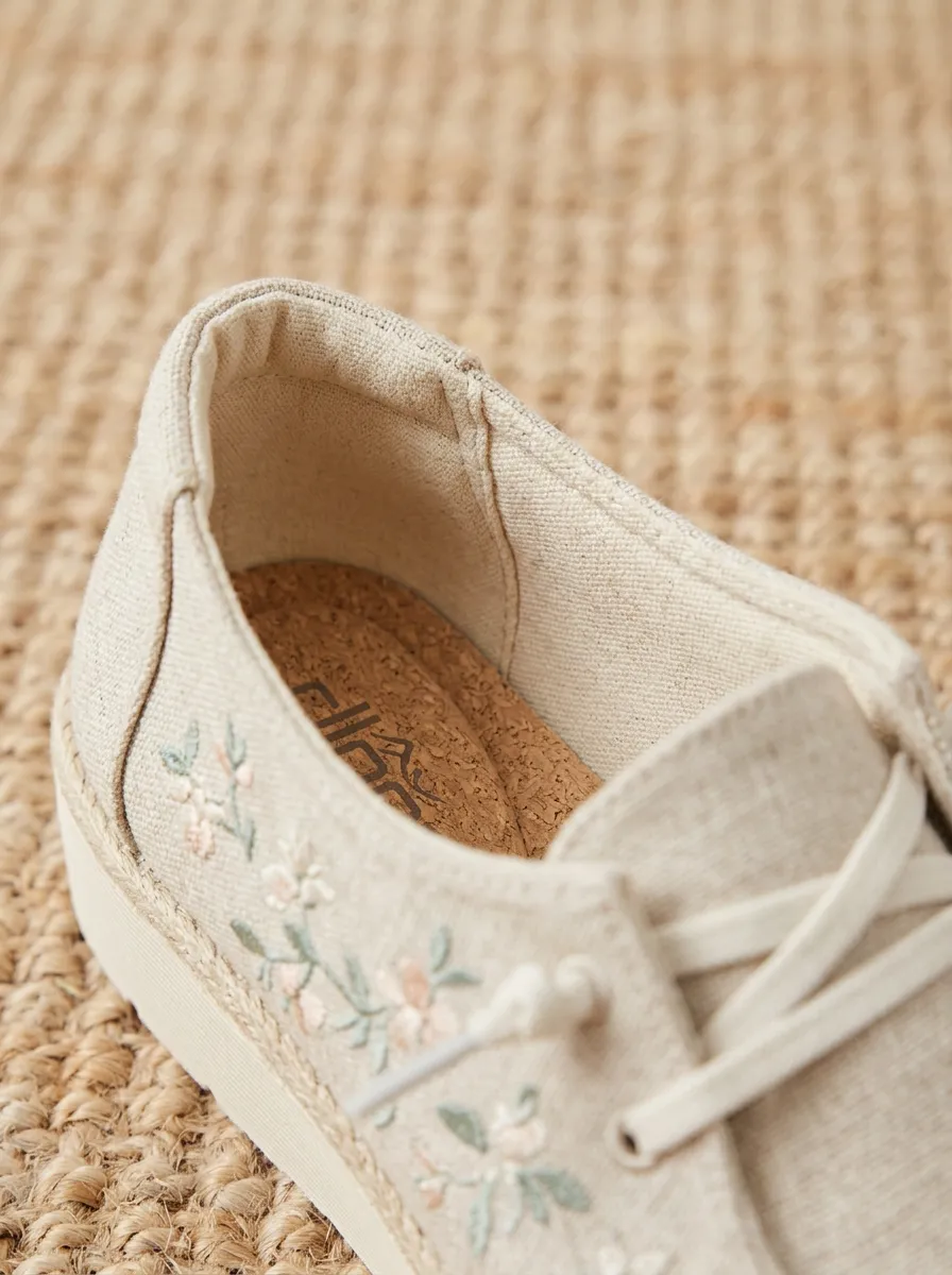 Women's Floral Botanical Canvas Sneakers