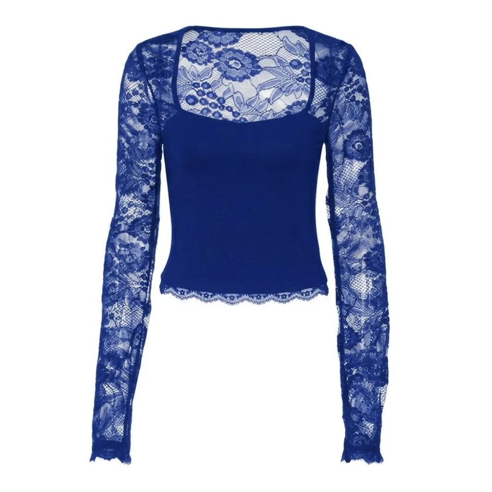 Floral Lace Sleeve Blouse