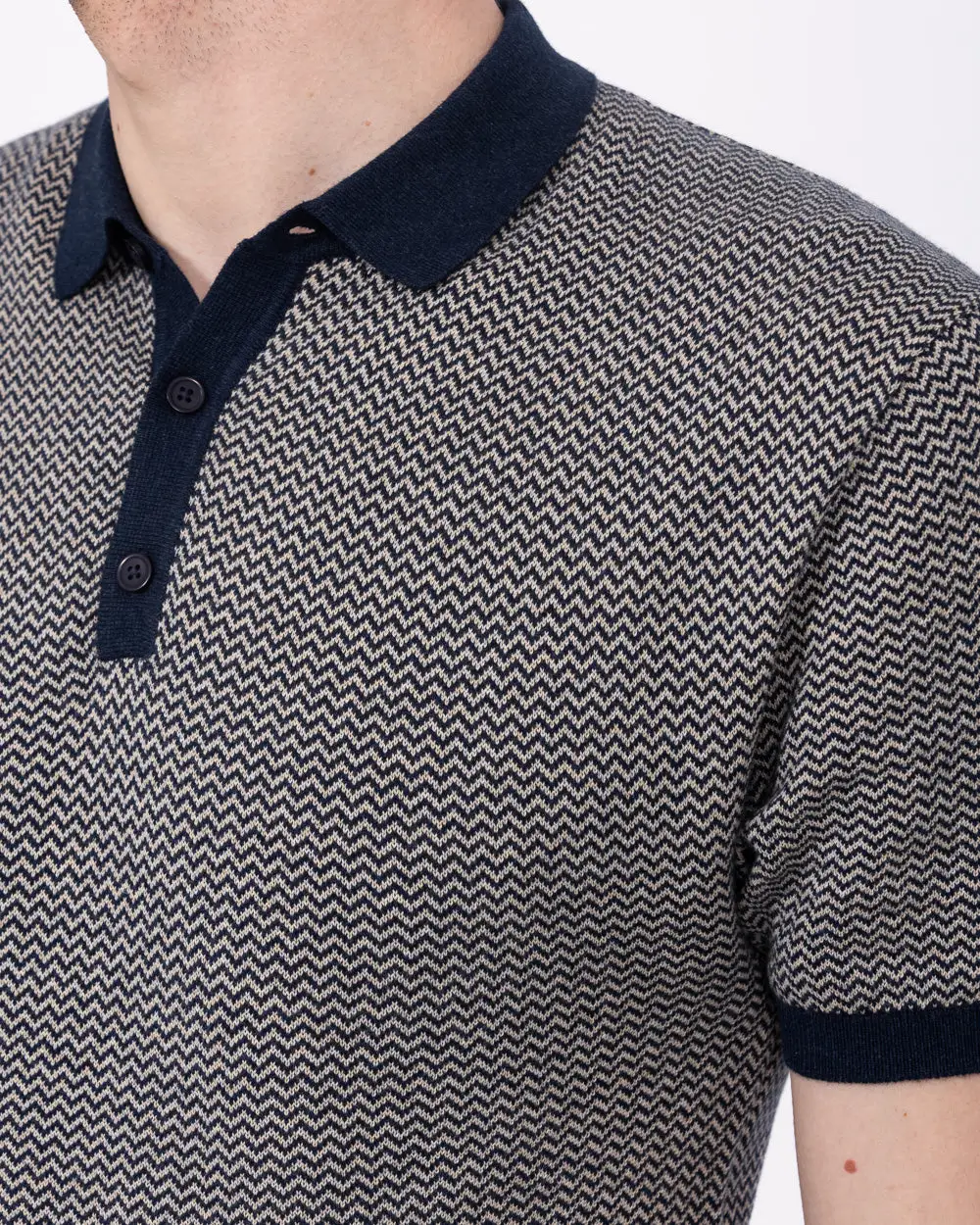 Classic Jacquard Polo Shirt