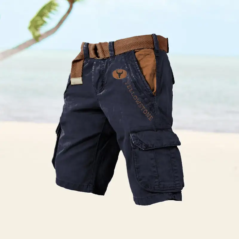 Men's Cotton Patch Pocket Cargo Shorts