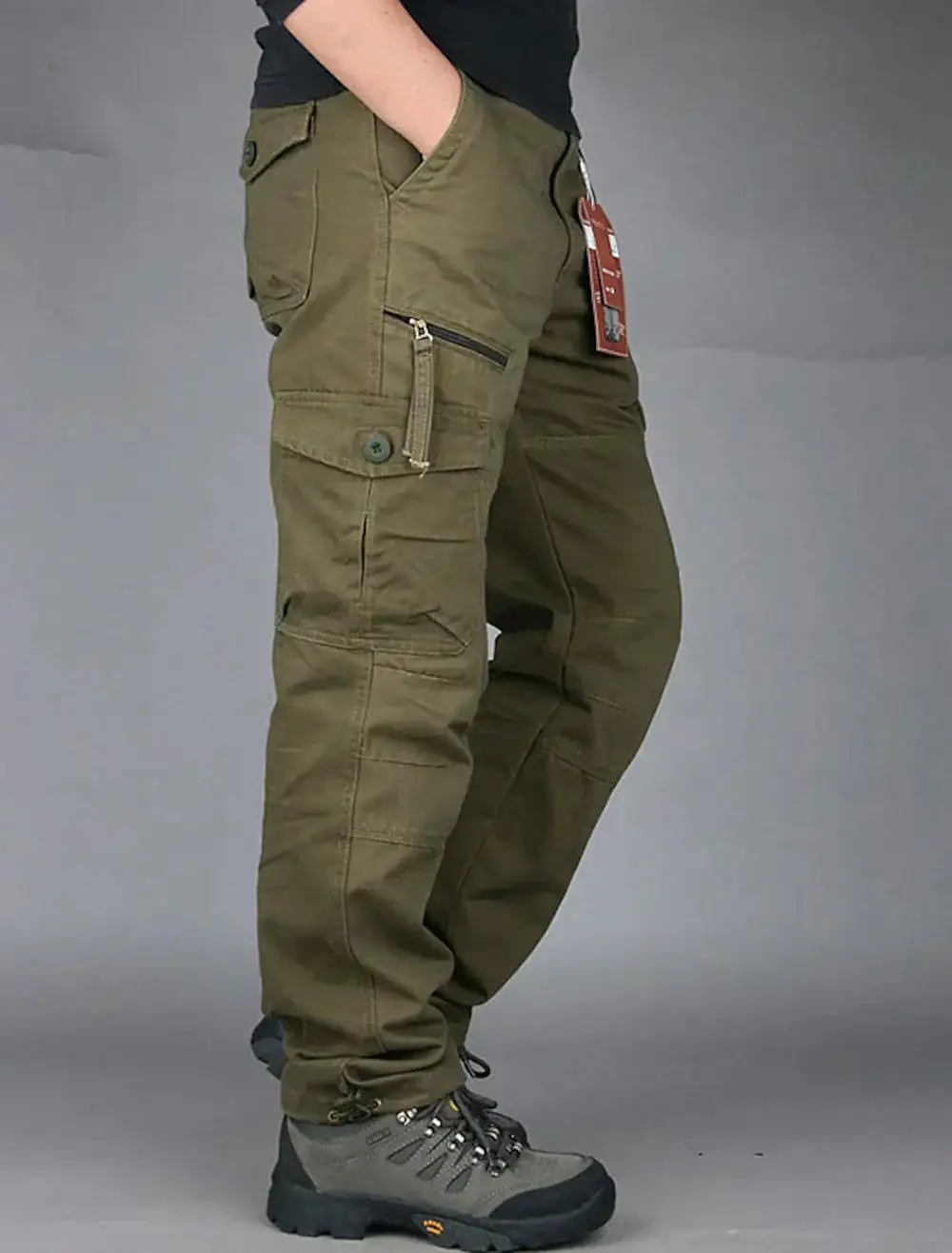 Unique Straight Cargo Pants for Men