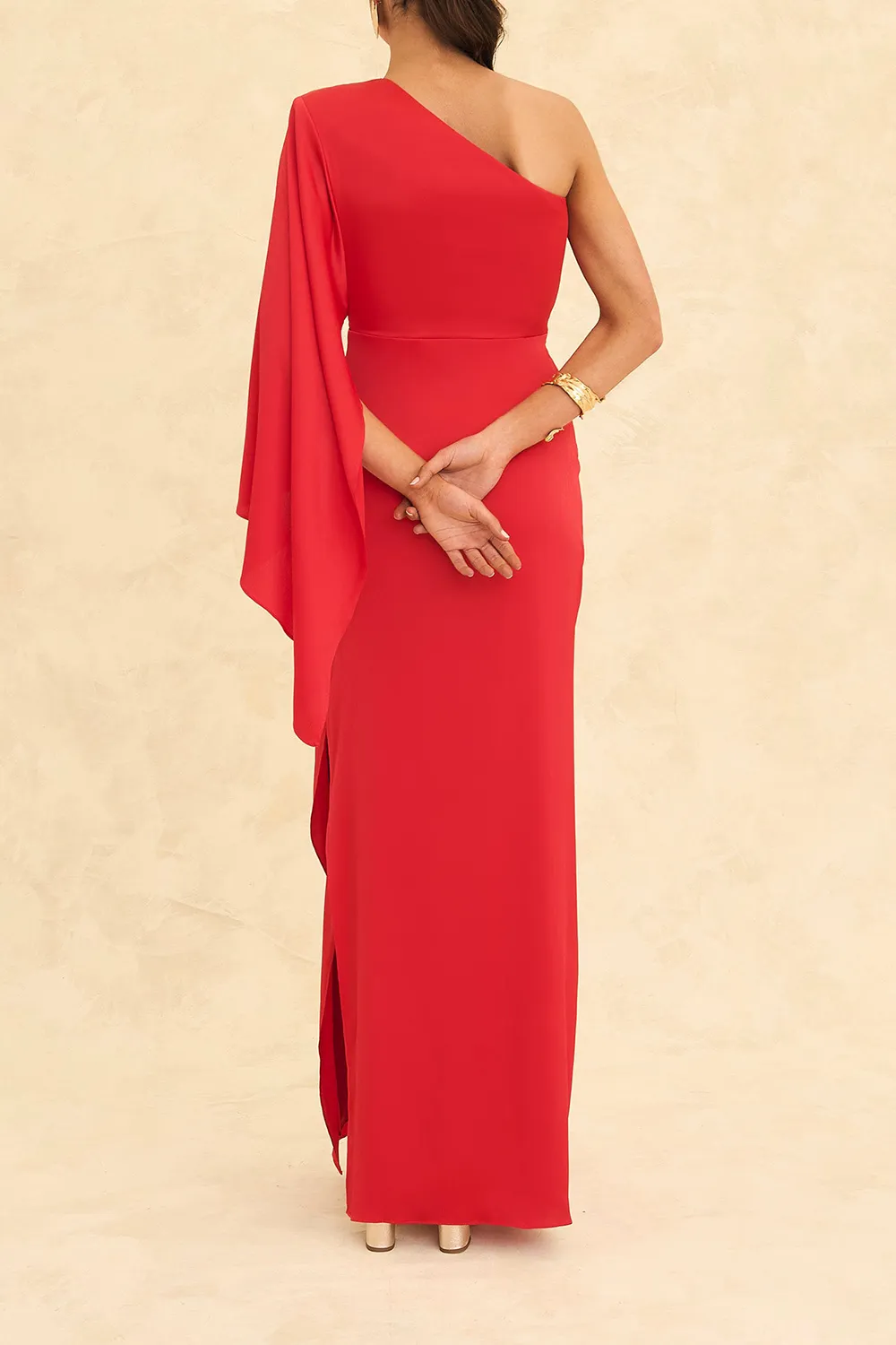 Women's Elegant one-sleeve Dress
