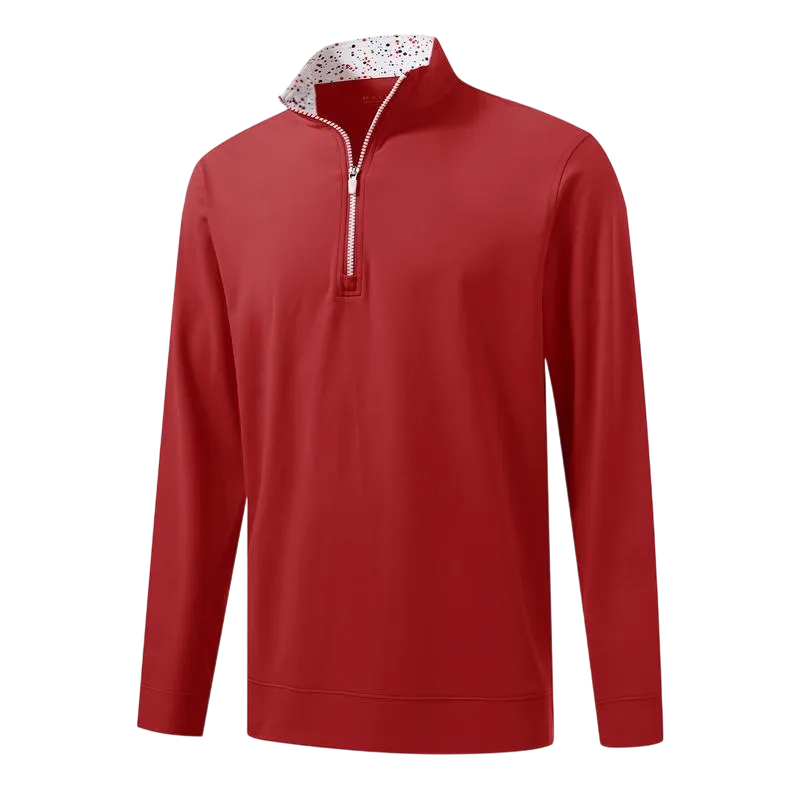 Men's lightweight turtleneck long-sleeved pullover