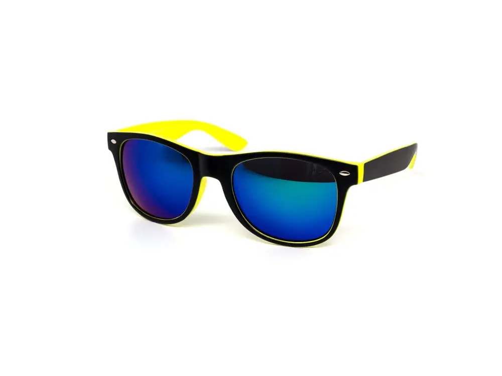 12-Pack Neon Retro Mirror Sunglasses