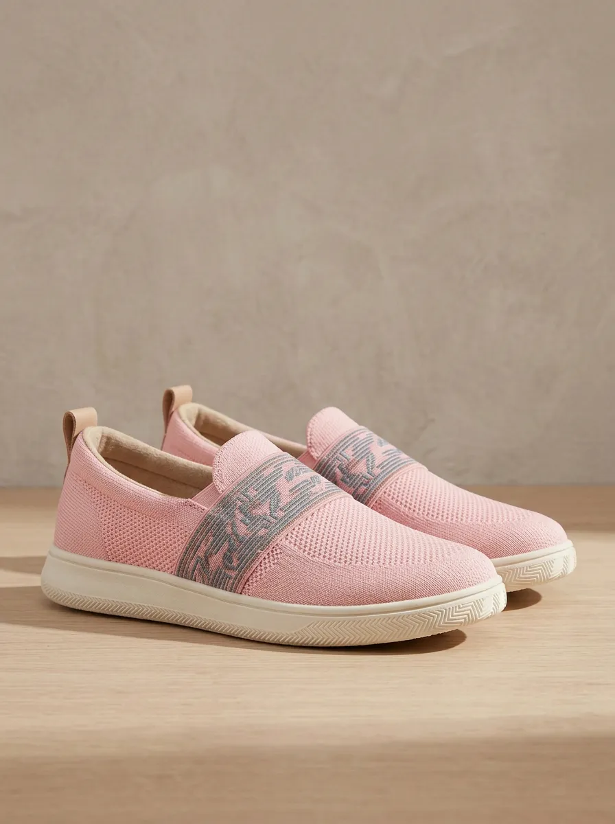 Elastic Casual Unisex Elastic Canvas Shoes