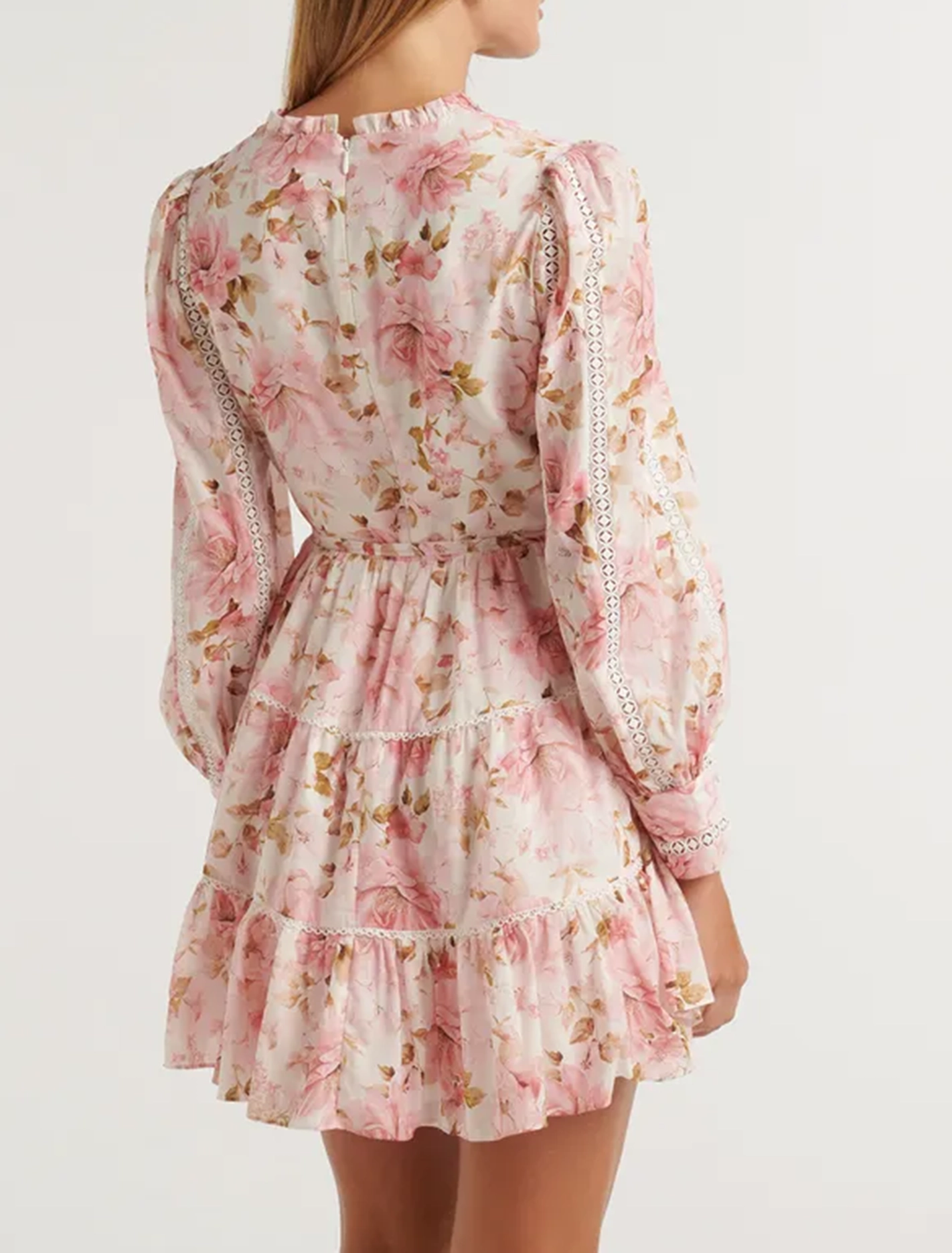 Trim-Detail Skater Dress