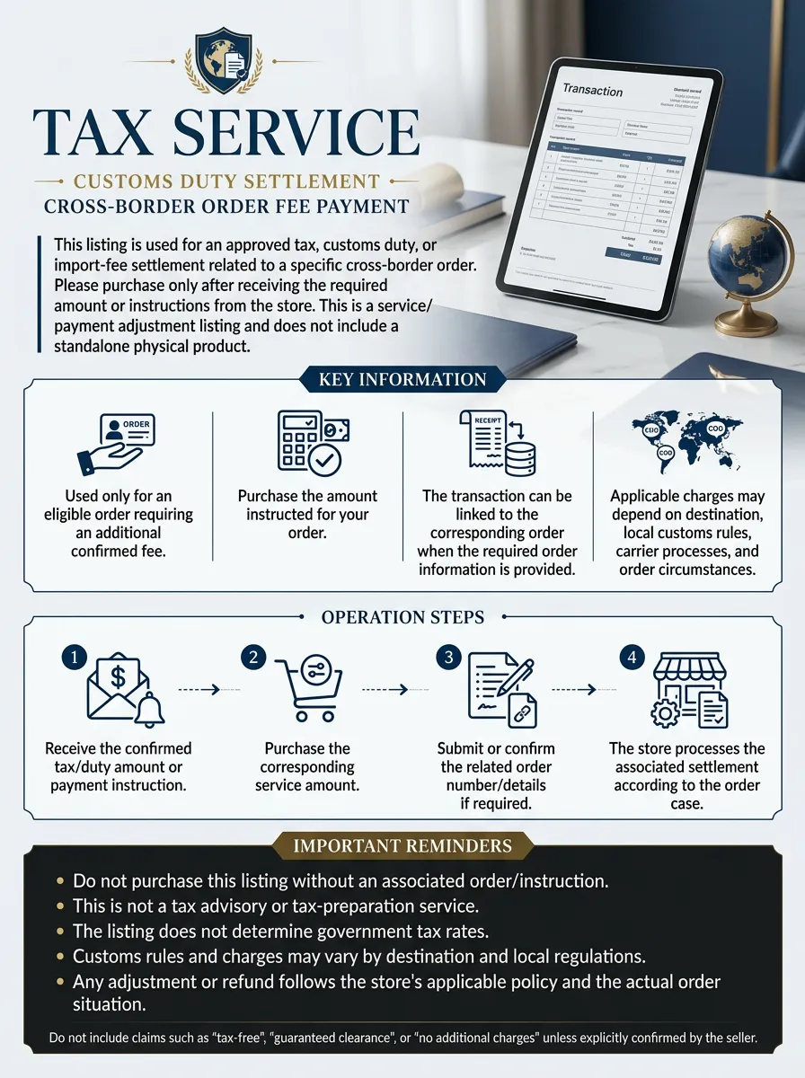Cross-Border Tax Customs Duty Customs Duty Settlement Service