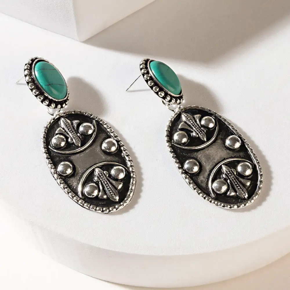 Classic Polished Artful Statement Earrings