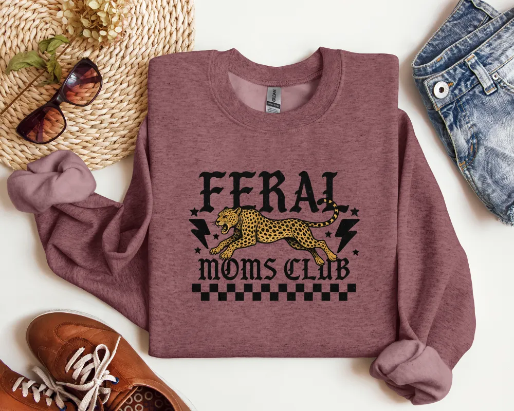 Mom Club Graphic Crewneck Sweatshirt