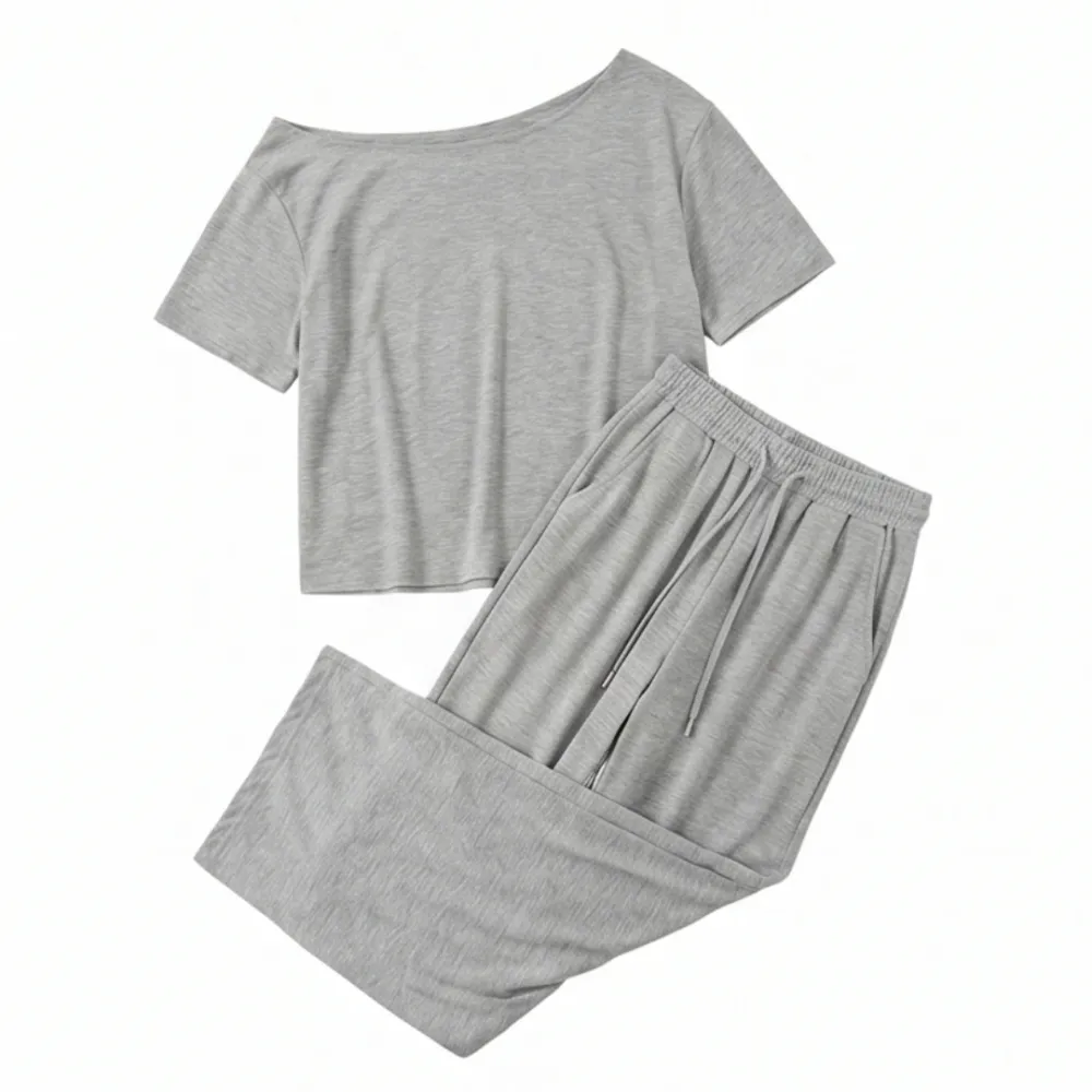 Off Shoulder Two Piece Set