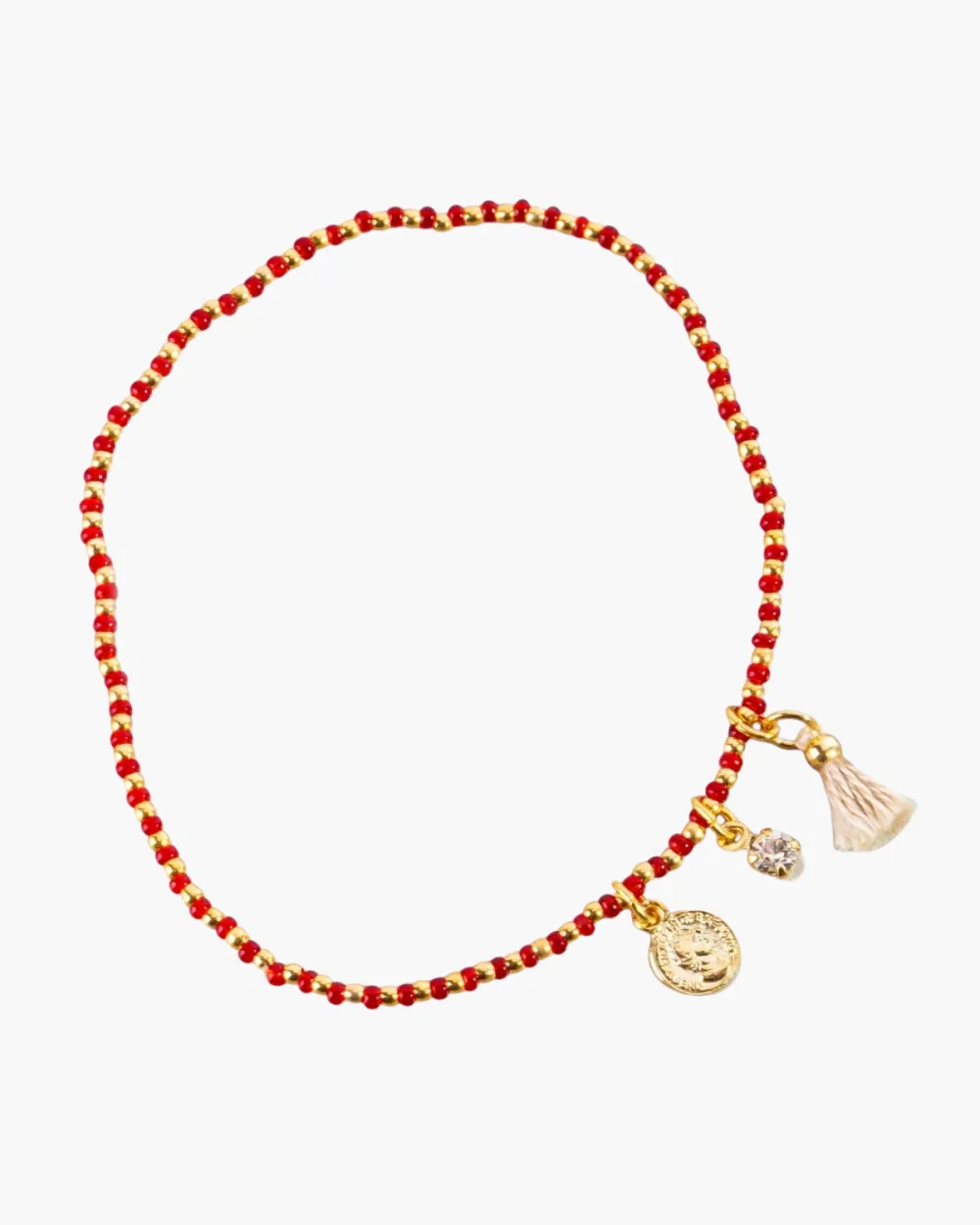 Layered Beaded Stretch Bracelet