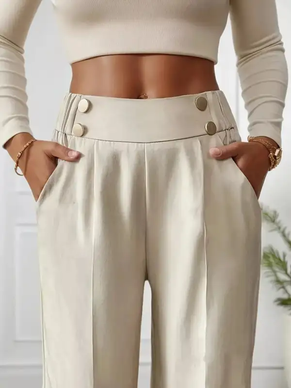 Full Size High Waisted Wide Leg Pants Plus Size