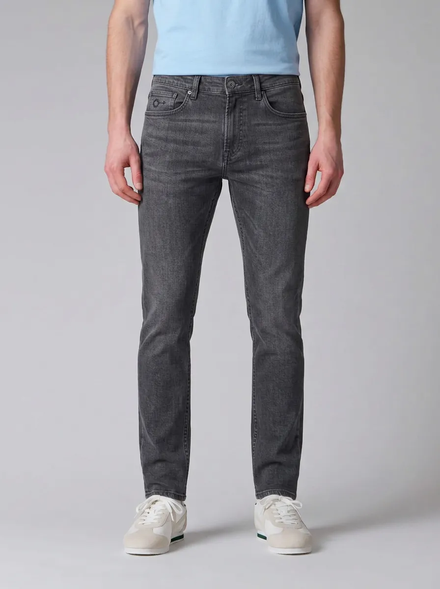 Men's Refined Flexible Slim Fit Stretch Denim Jeans