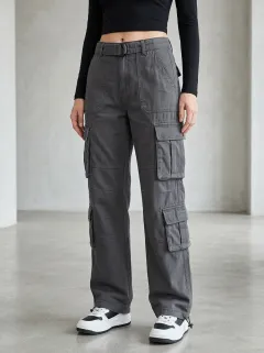 Core Edit Women's Multi Pocket Cargo Pants