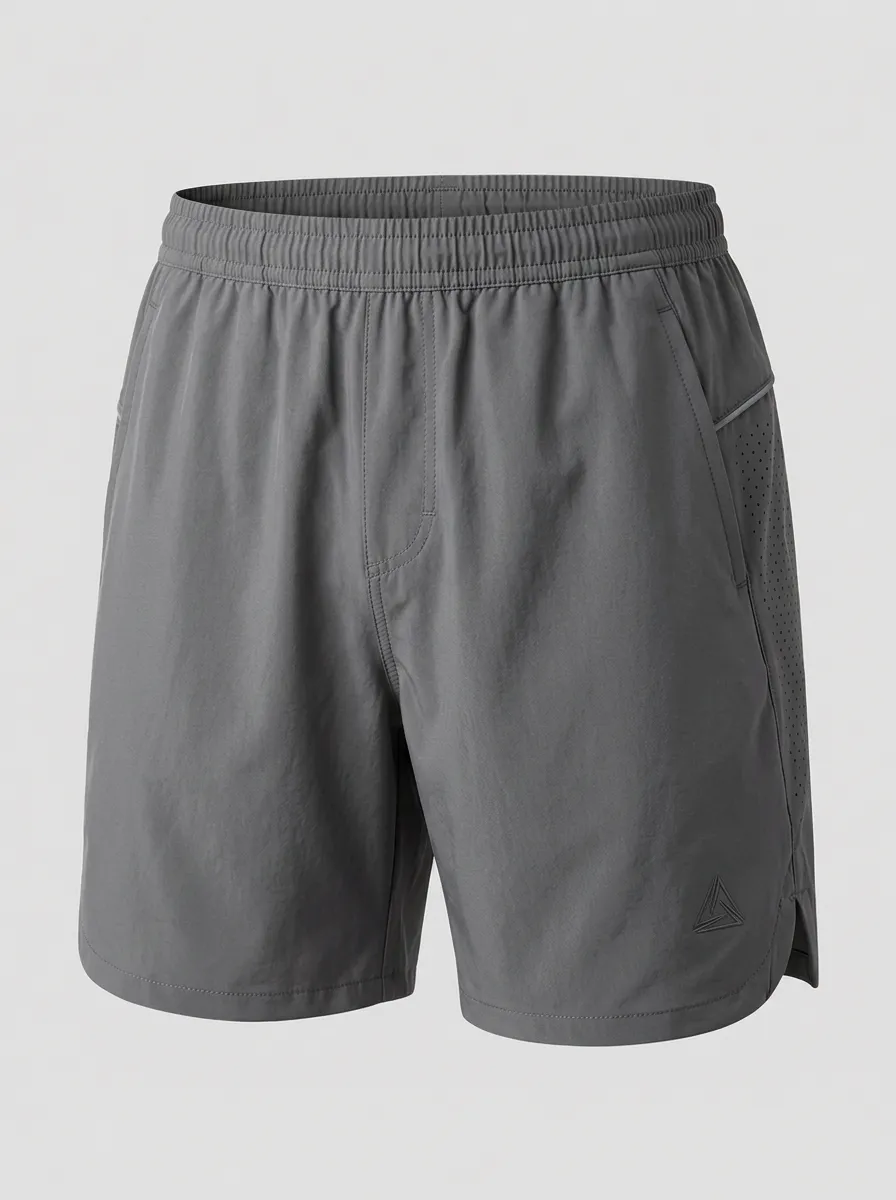 Men's Athletic Breathable Quick-Dry Printed Gym Shorts