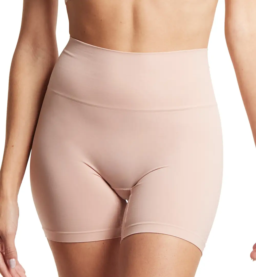 Essential High-Waist Cotton Smoothing Shaping Brief