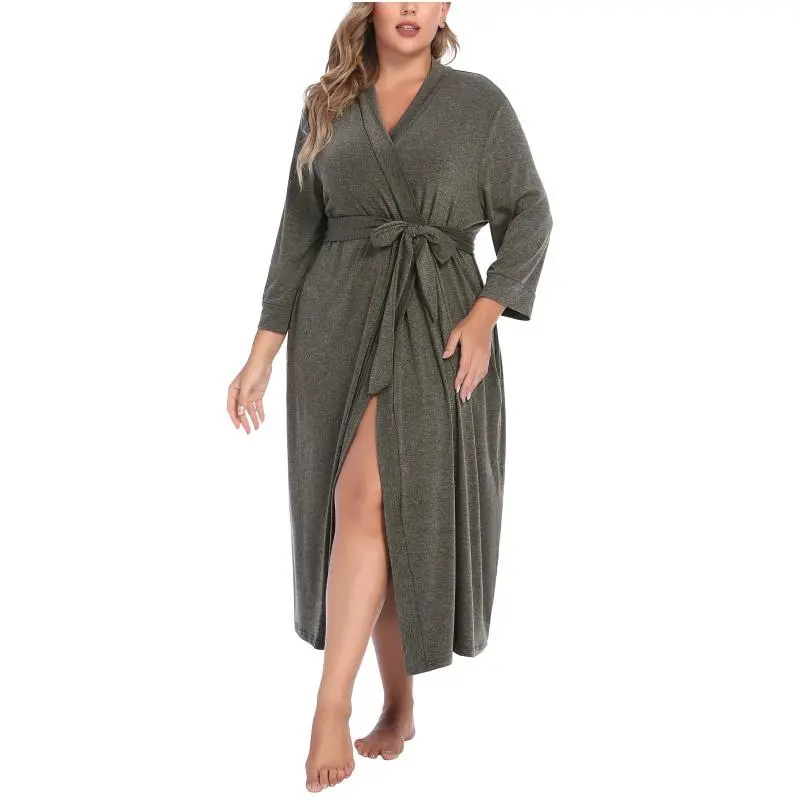 Women's Plus Size Kimono Robe