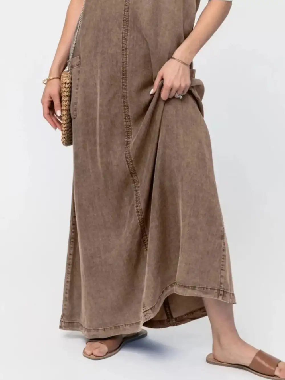 Denim Maxi Dress