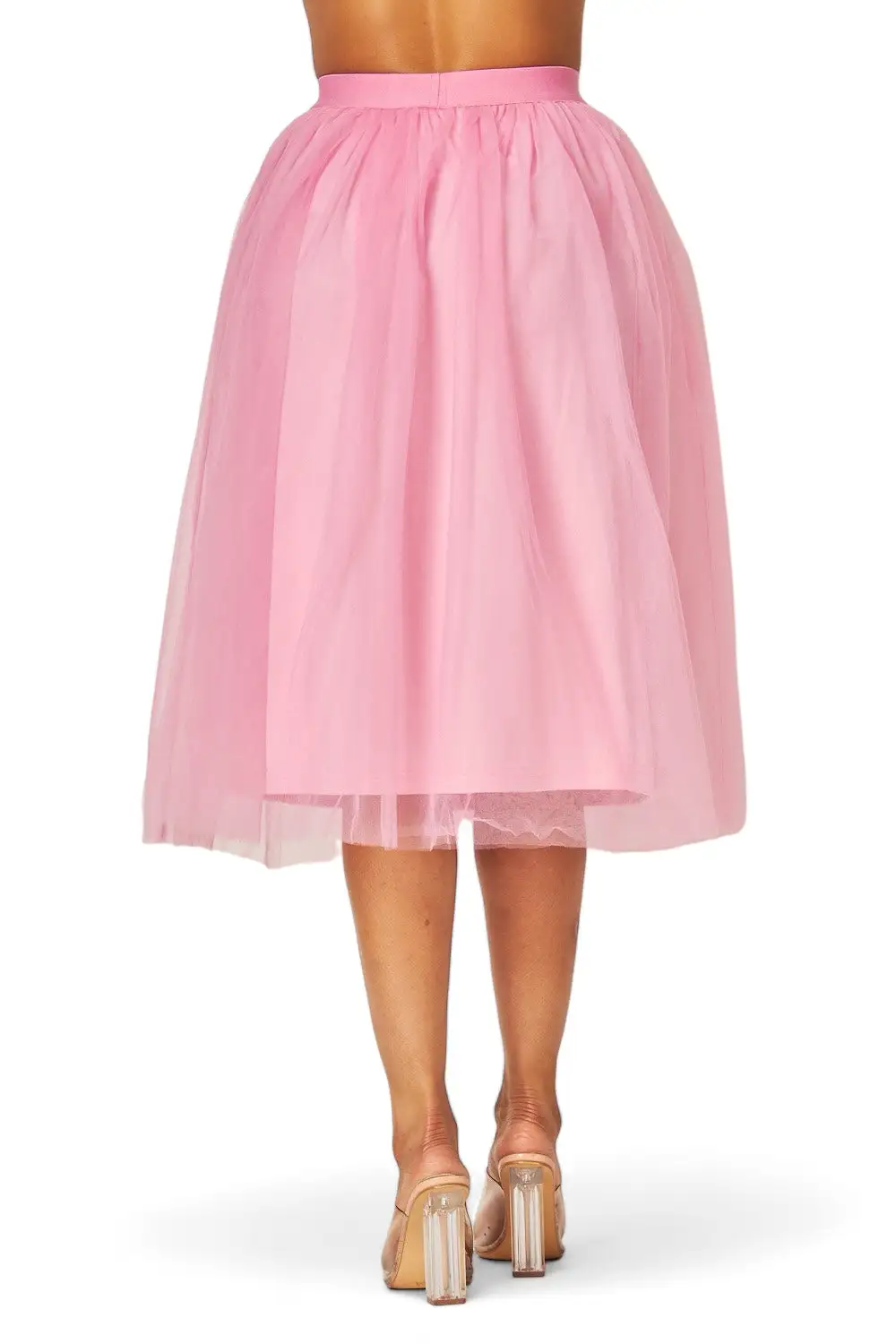 Mesh Tulle Puffy Skirt