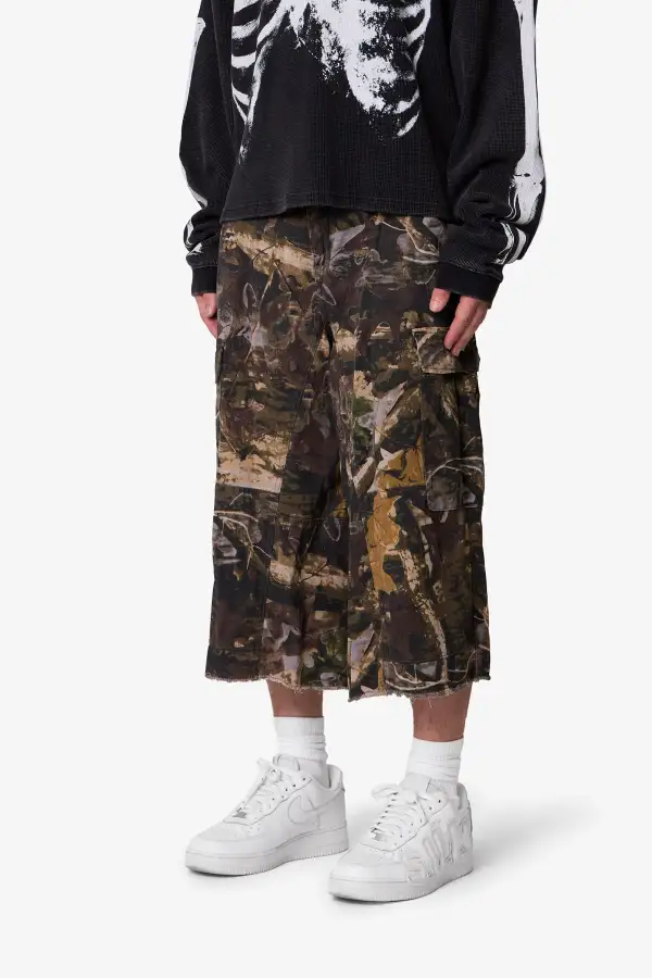 Extra Long Utility Cargo Shorts