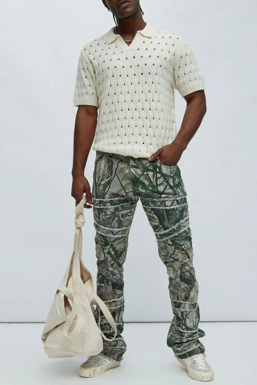 Hollow Textured Polo