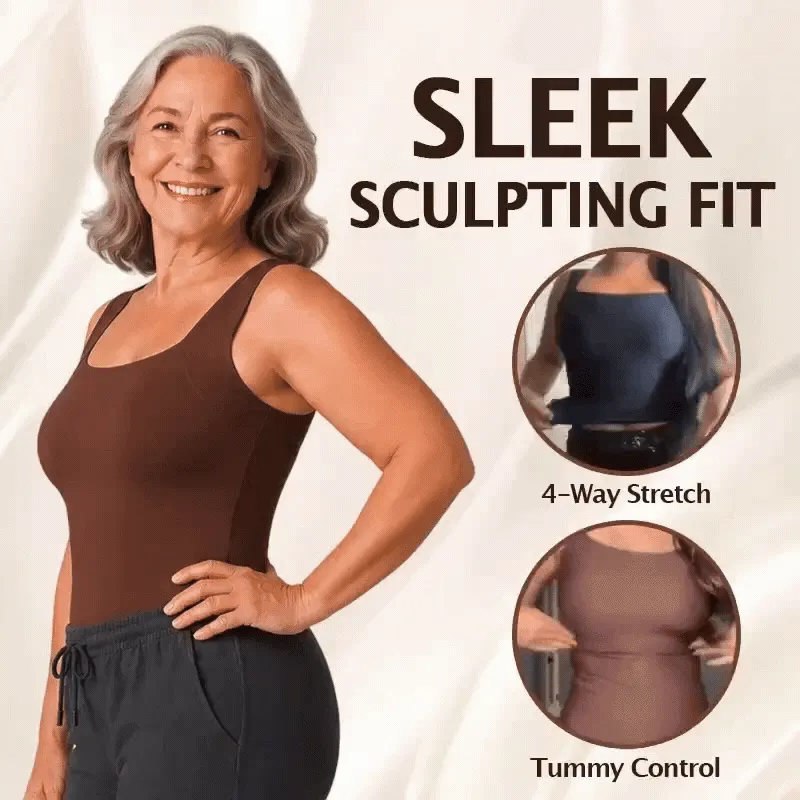 Built-In Comfort Bra Tank Top