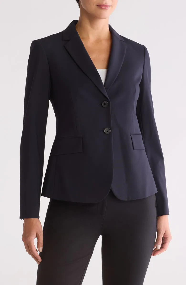 Carissa Stretch Wool Classic Suit Jacket