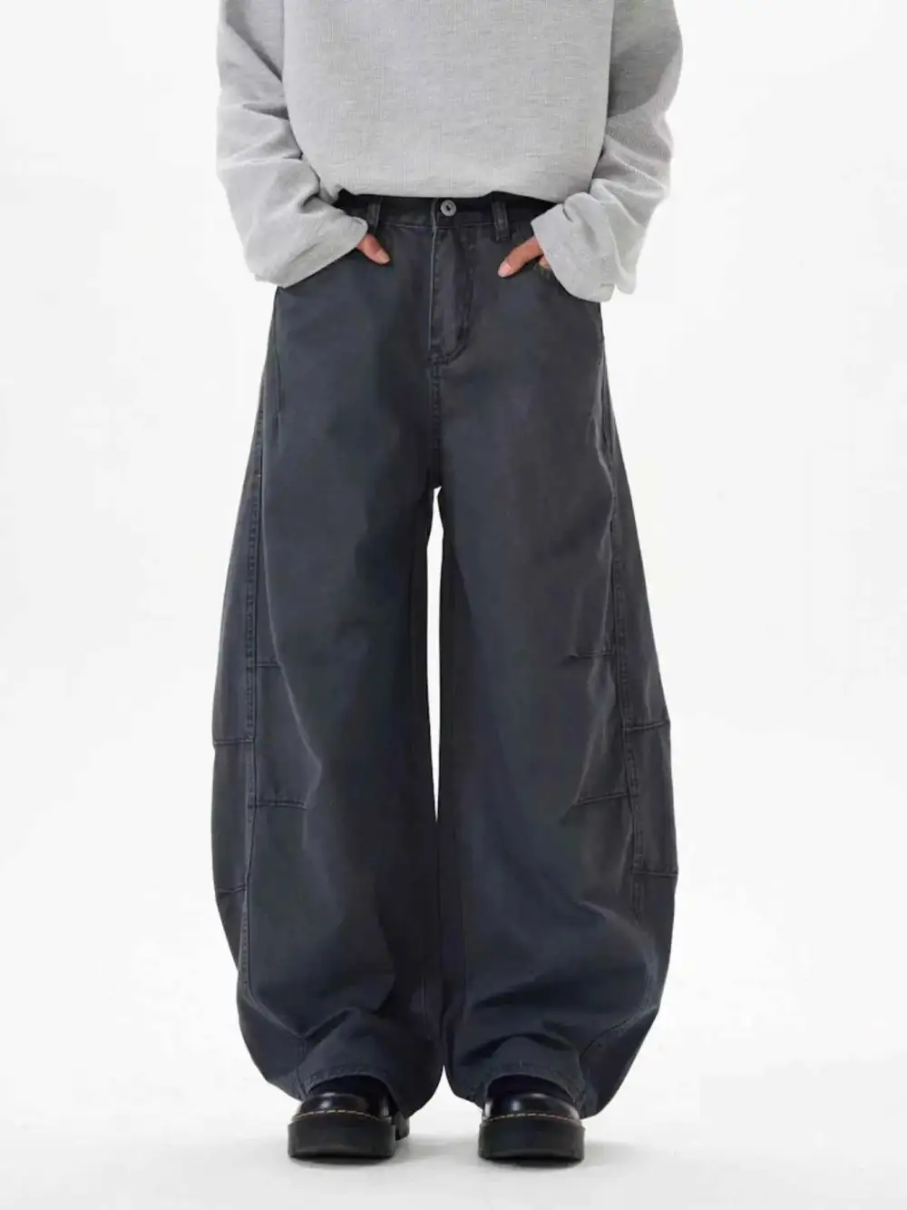 Wide Leg Pocketed Pants