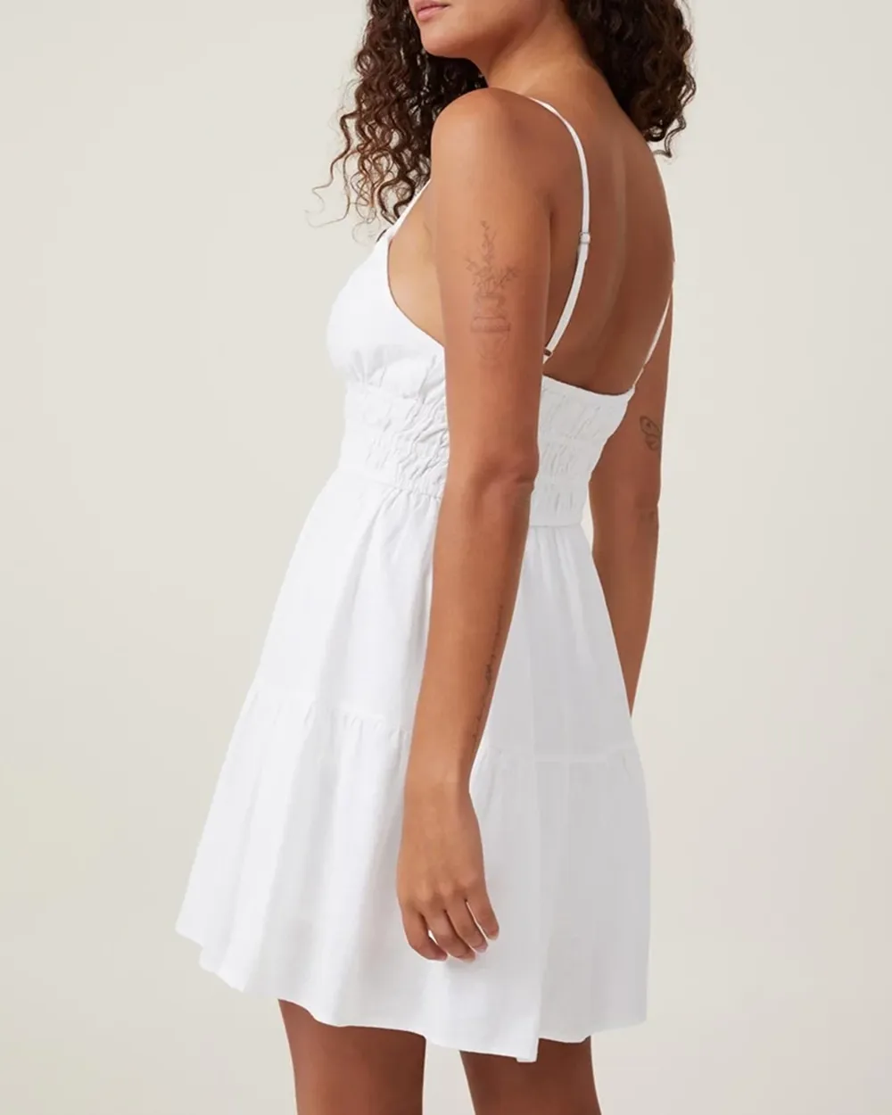 Tiered Mini Dress