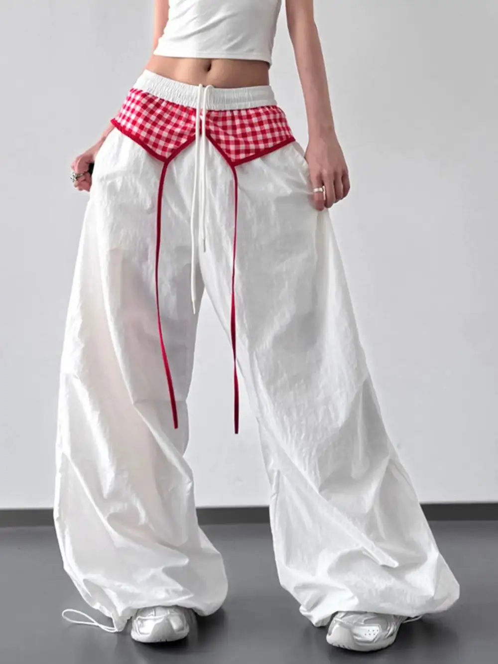 The Checkered Wide Pant