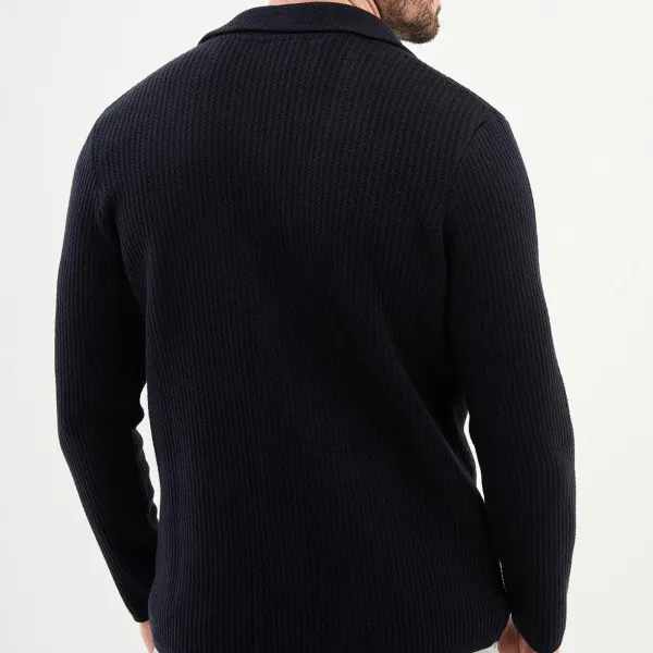 Modern Long Sleeve Knit Cardigan