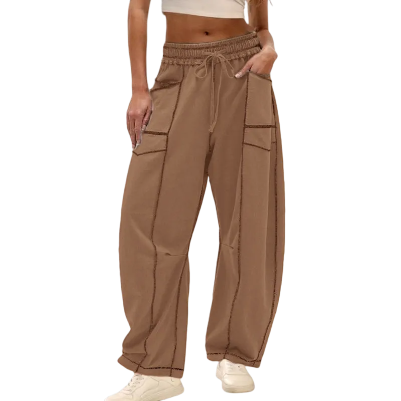 Women's Solid Button Front Drop Shoulder Longsleeves V Neck Cardigan & Elastic Waist Wide Leg Pants Two-piece Set, Lady Casual Fashion Basic Cozy Knitwear Set for Daily Outdoor Wear, Winter Set, Vneck Womenswear, Knit Lounge Set