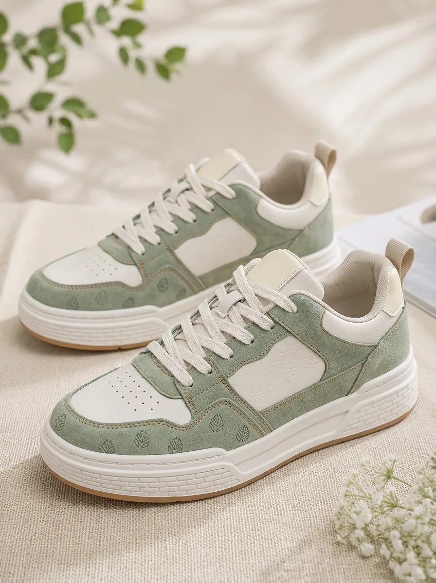 Men's Modern Leaf Pattern Patterned Creative Skate Shoes