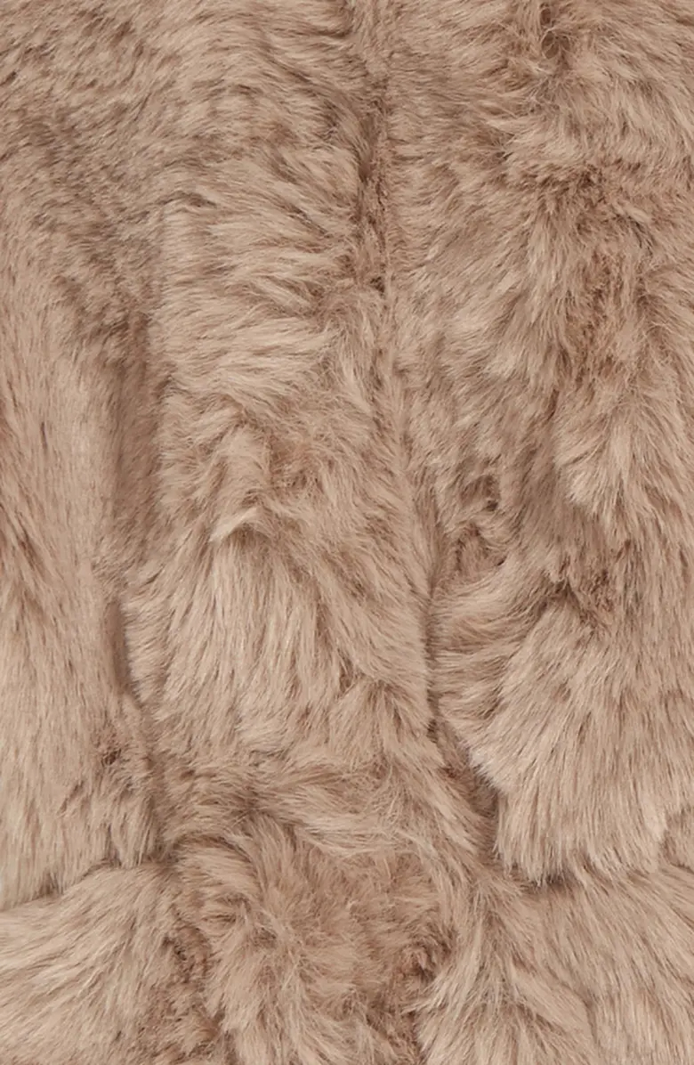 Faux Fur Fingerless Mittens