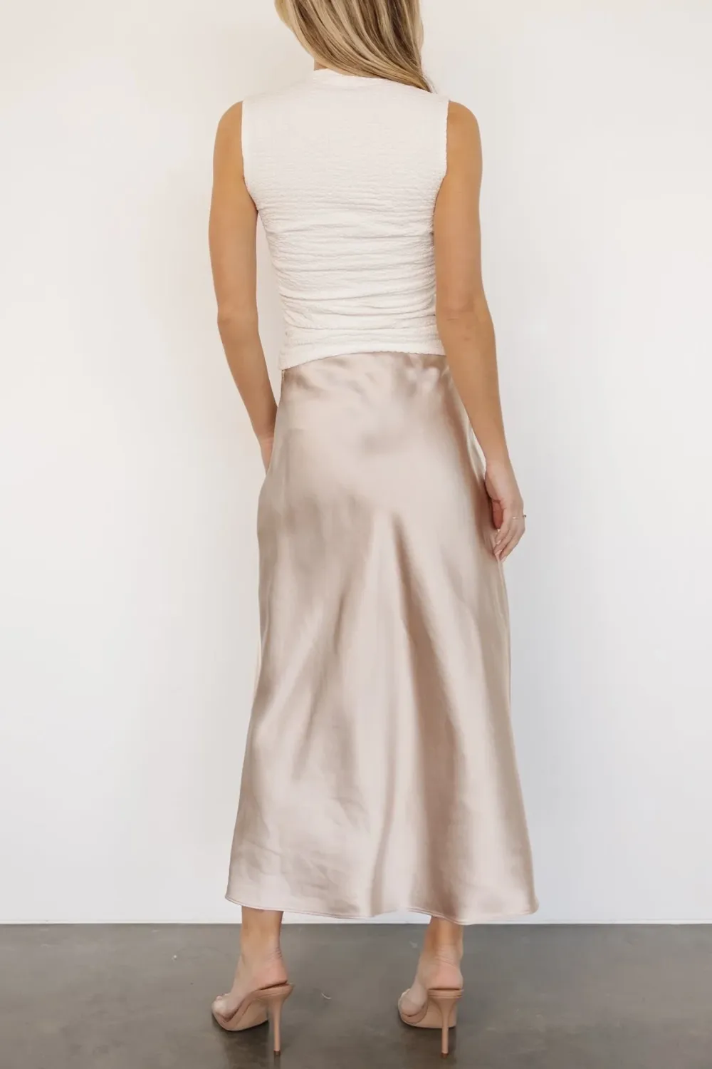 Basic Versatile Solid Color Comfortable Skirt