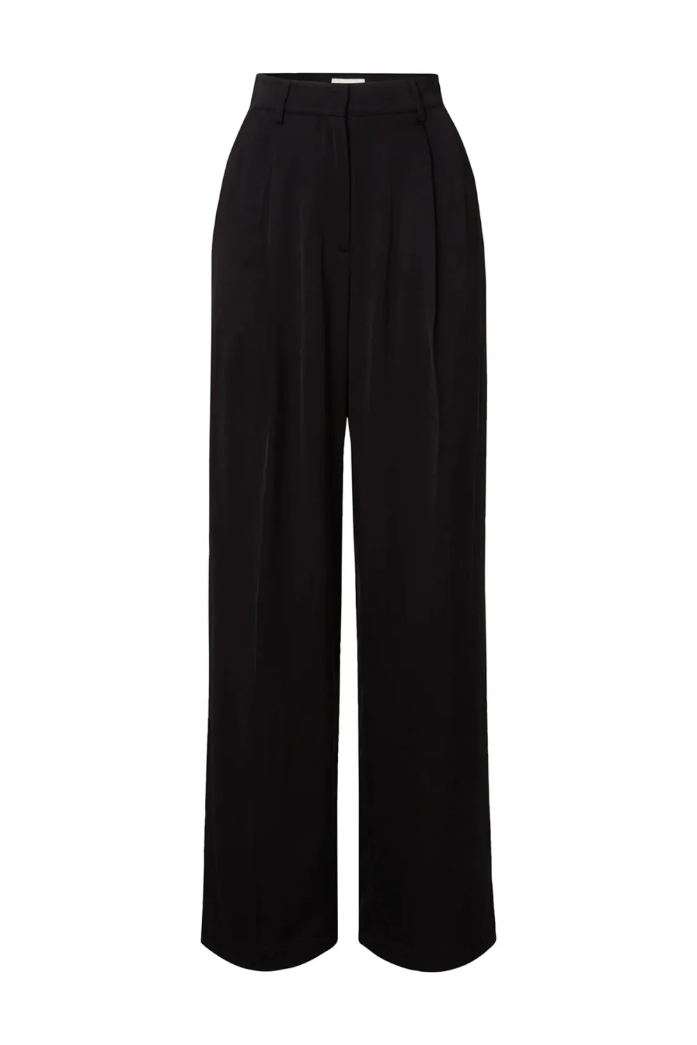 Wide Leg Crepe Trousers