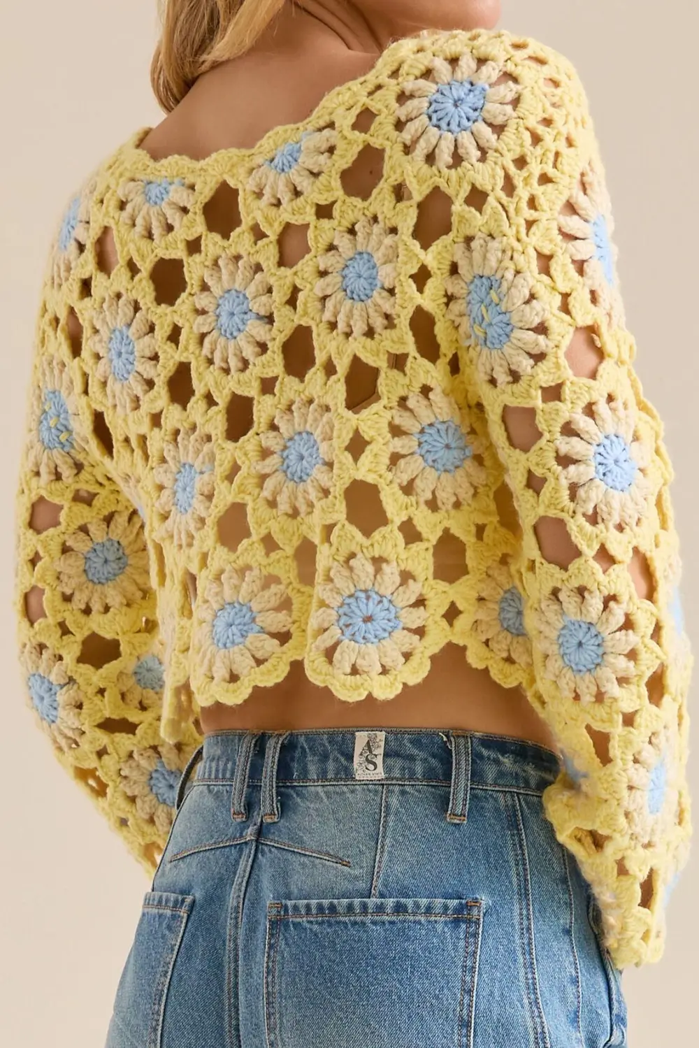 Flower Crochet Sweater