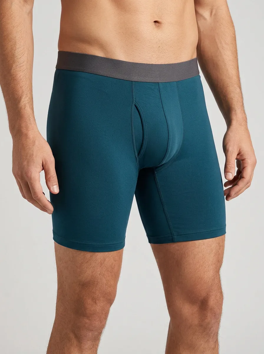 Supportive Elastic Waistband Boxer Briefs