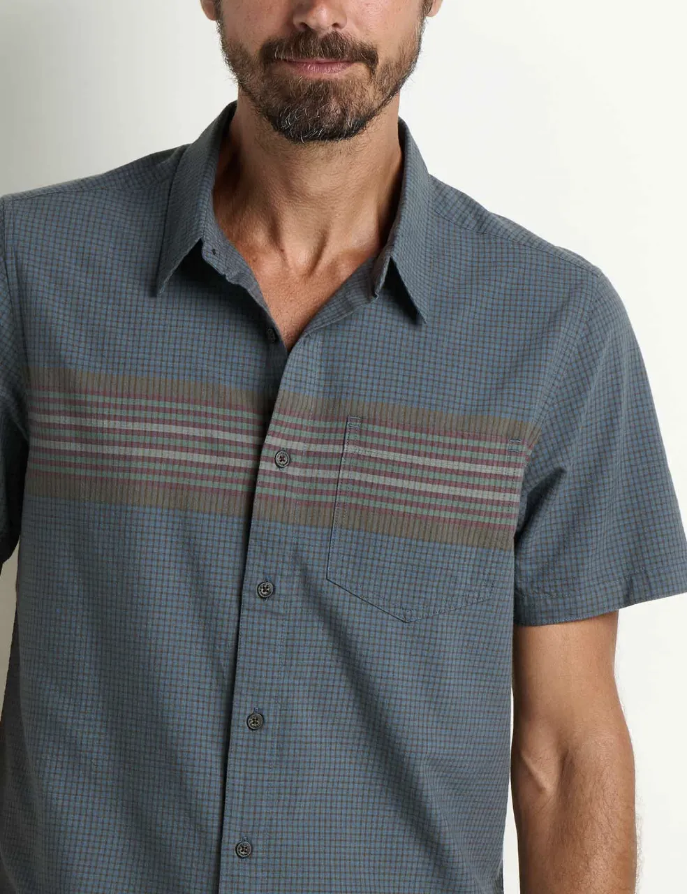 Ink Pattern Men's Woven Shirt
