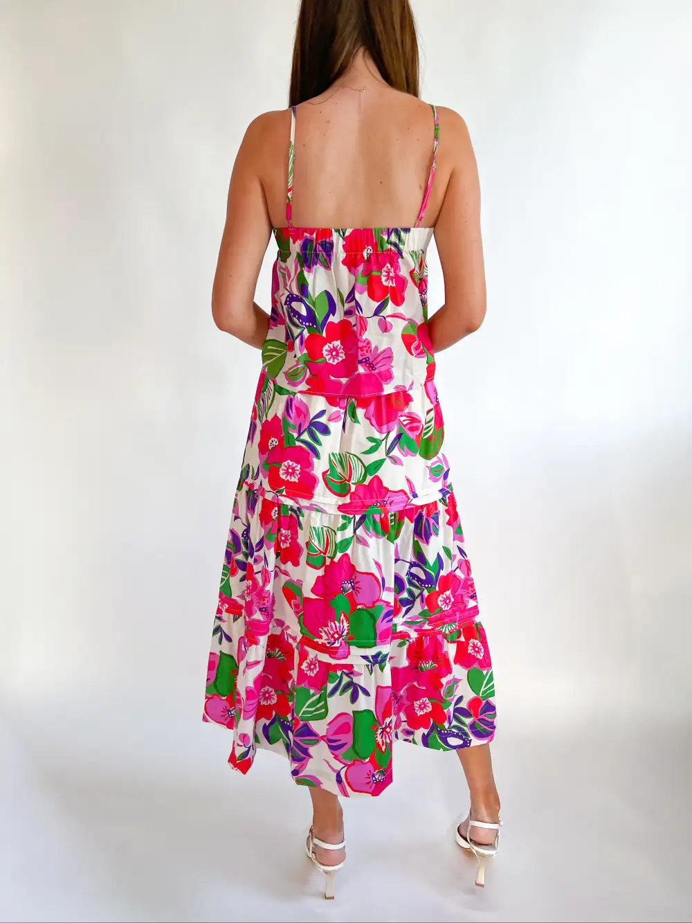 Printed Floral Pleated Top