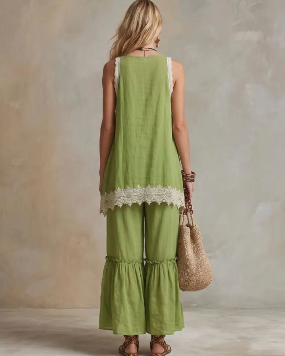 Ruffle Hem Coordinated Set