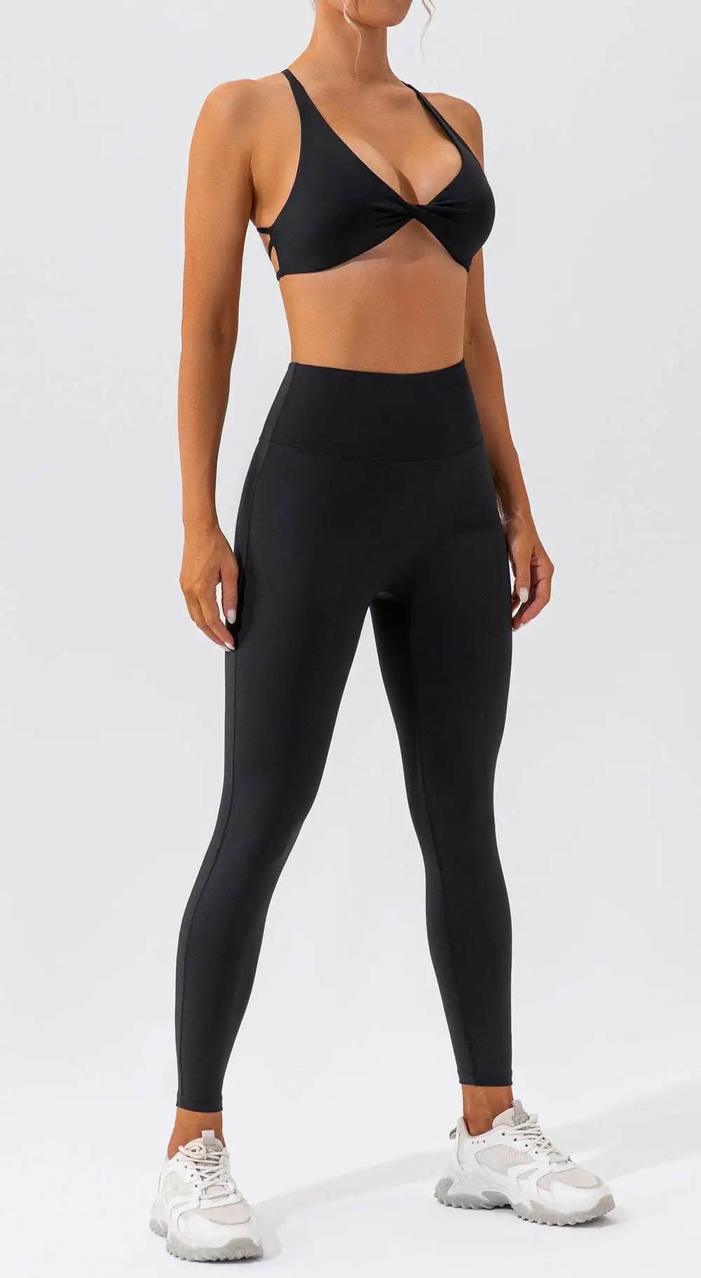 Quick-Dry Backless Bra and Leggings Active Set